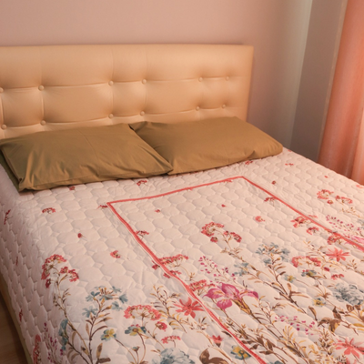 Çift Kişilik İnce Kapitone Yorgan Sürpriz Yastık