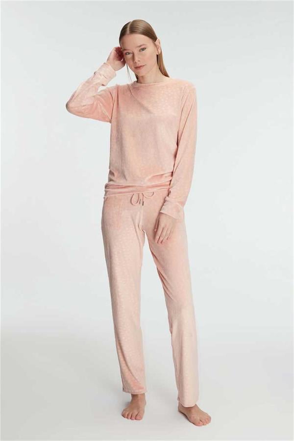 Anıl 11230 Bayan Uzun Kol Sweat ve Pantolon Takım Pijama Takımı
