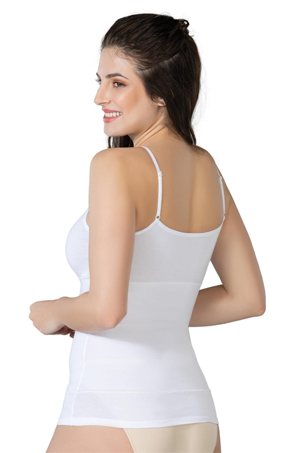 Arias Closet Beyaz MI Emay 1402 Modal Cotton Emzirme Atlet Korse