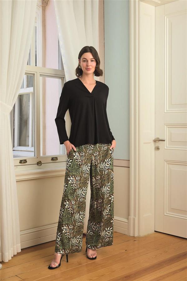 Arias Dolap Çiçek Yaprak ve Etnik Desenli Dantelli 3'lü Pijama Takımı