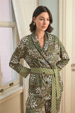 Arias Dolap Çiçek Yaprak ve Etnik Desenli Pijama Takımı
