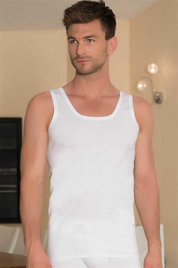 Erkek Pamuklu Askılı Klasik Atlet (0300)