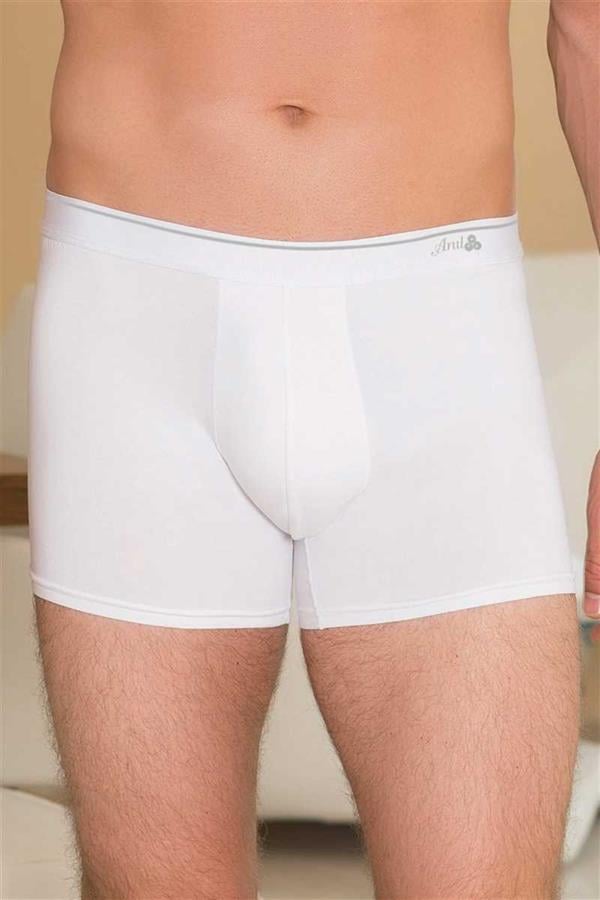Erkek Pamuklu Geniş Bel Lastikli Klasik Bokser (0066)