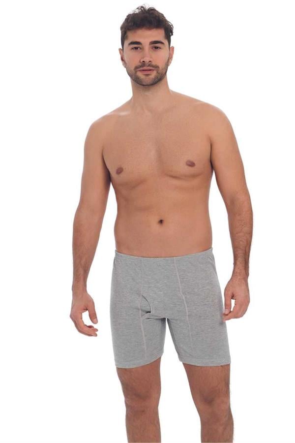 Erkek Pamuklu Klasik Uzun Paça Bokser (0017)