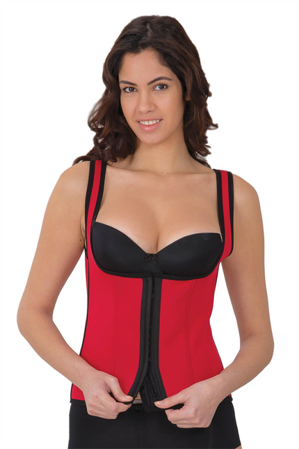 KIRMIZI MI 9173 Agraflı Göğsü Açık Atlet Korse