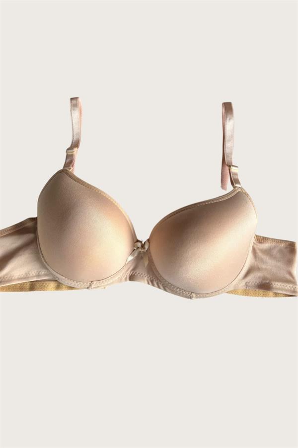 Arias Klozet Mikro Kumaş Push Up Dolgulu Balenli Günlük Tek Destekli Sütyen