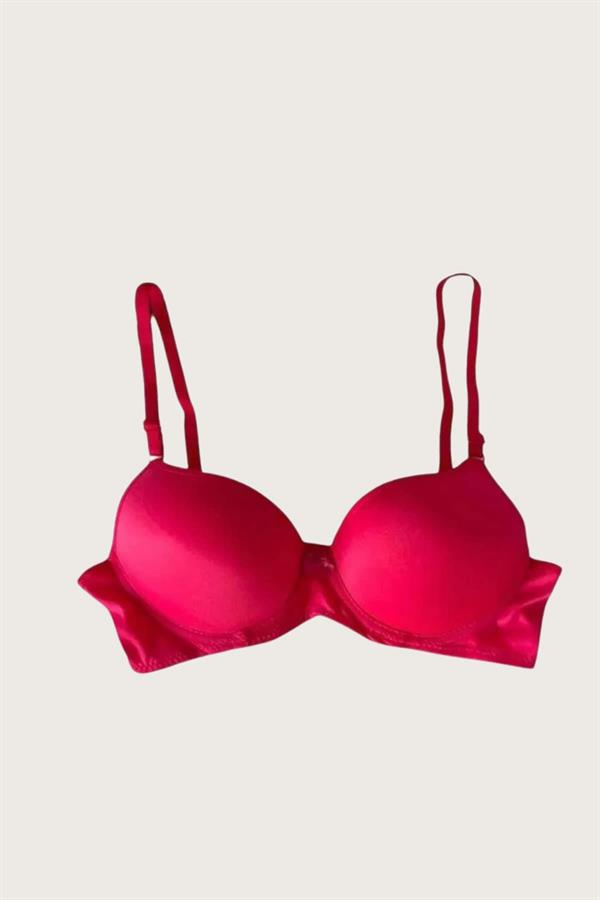 Arias Klozet Mikro Kumaş Push Up Dolgulu Balenli Günlük Tek Destekli Sütyen