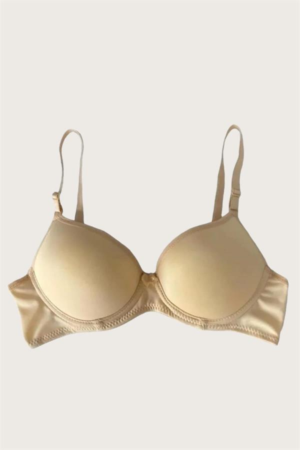 Arias Klozet Mikro Kumaş Push Up Dolgulu Balenli Günlük Tek Destekli Sütyen