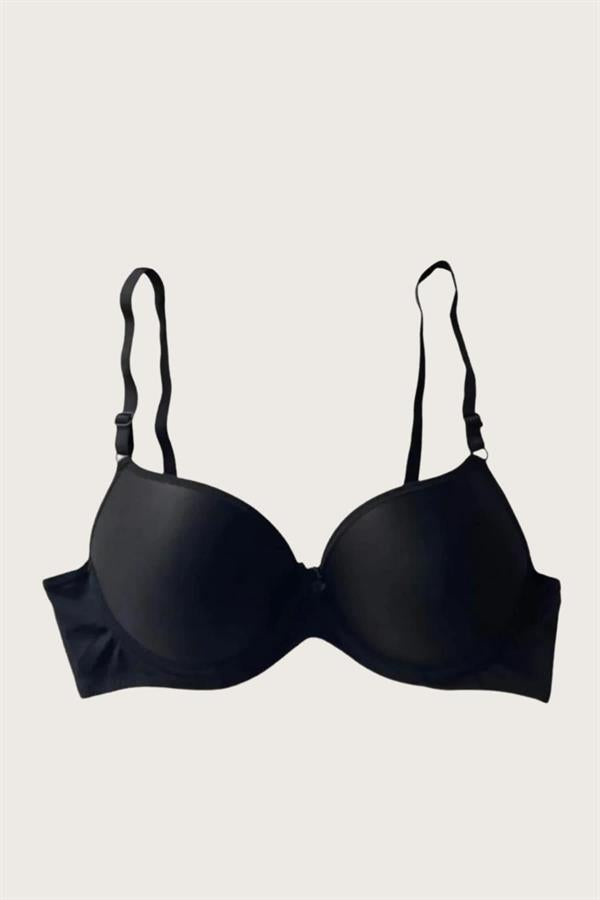 Arias Klozet Mikro Kumaş Push Up Dolgulu Balenli Günlük Tek Destekli Sütyen