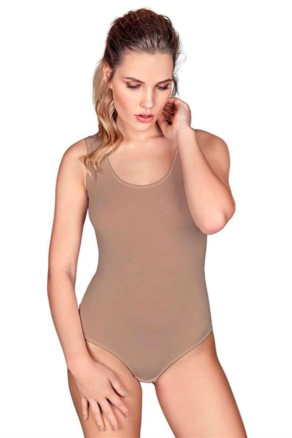 Arias Dolap Pamuklu Alttan Çıtçıtlı Geniş Askılı Badi