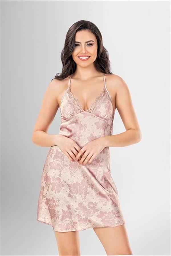 Arias Dolap 2 li Kısa Sabahlık Takımı Desenli