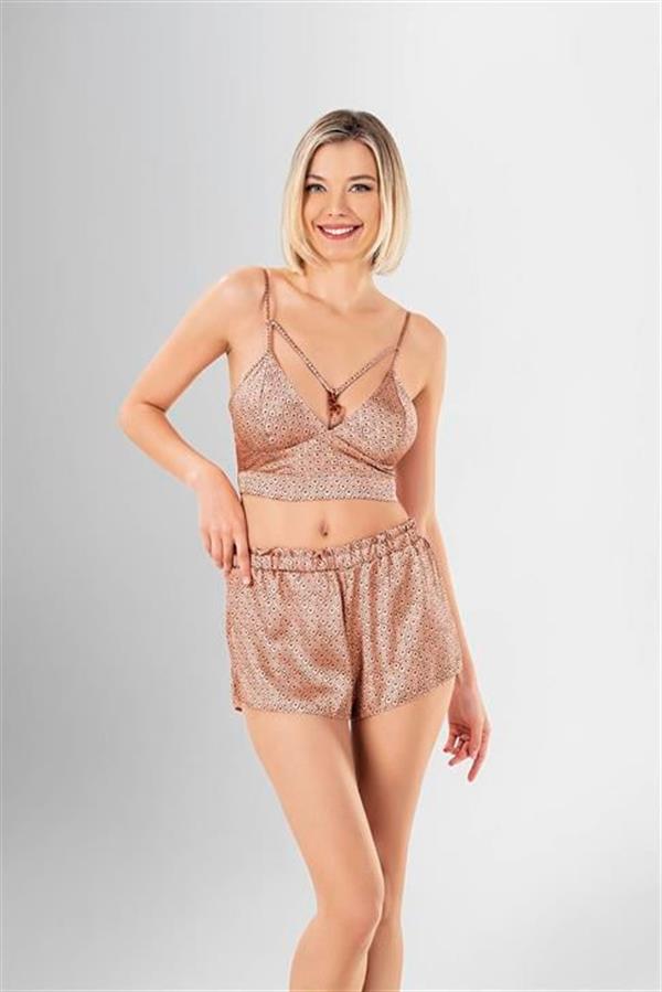 Arias Dolap 3'lü Şort Takımı Desenli