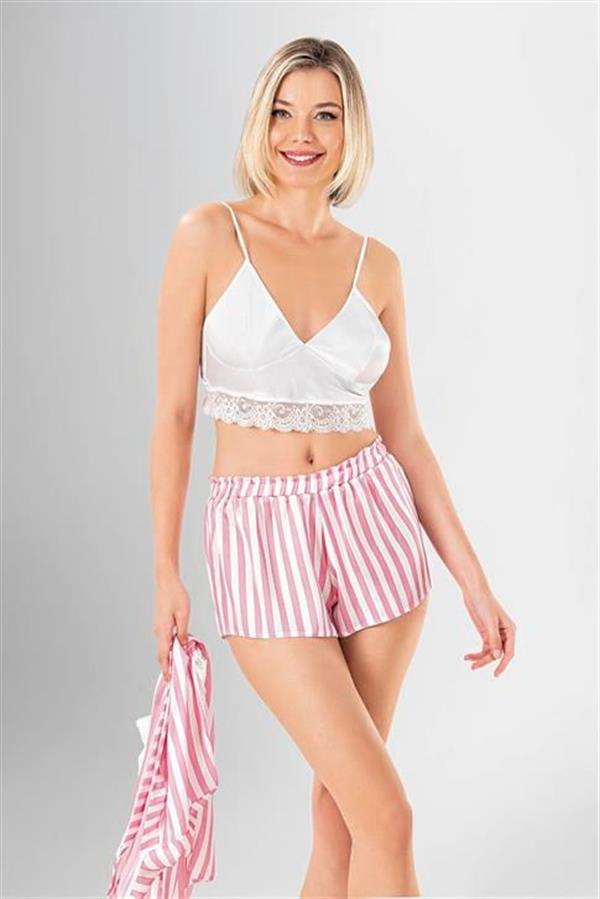 Arias Dolap 3'lü Şort Takımı Desenli