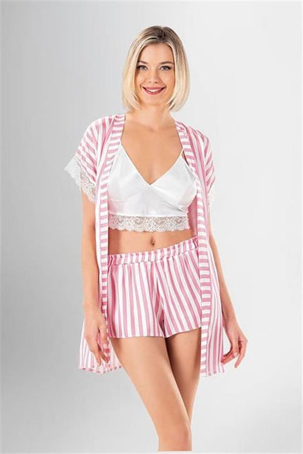 Arias Dolap 3'lü Şort Takımı Desenli