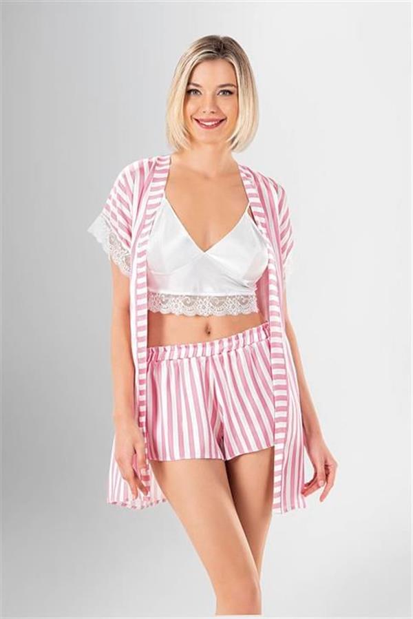 Arias Dolap 3'lü Şort Takımı Desenli