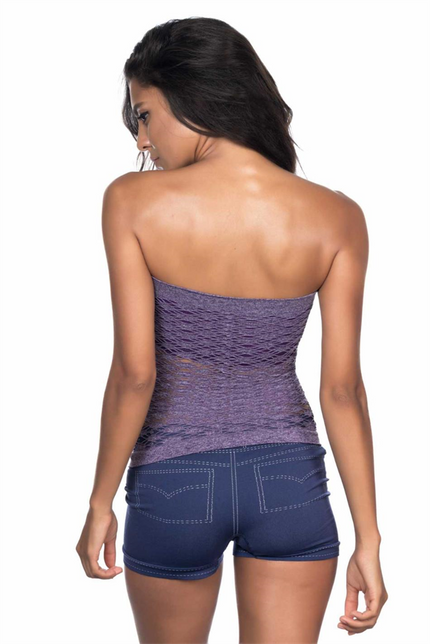 Arias Dolap Mor MI Emay 5034 Fantazi Büstiyer Atlet Korse