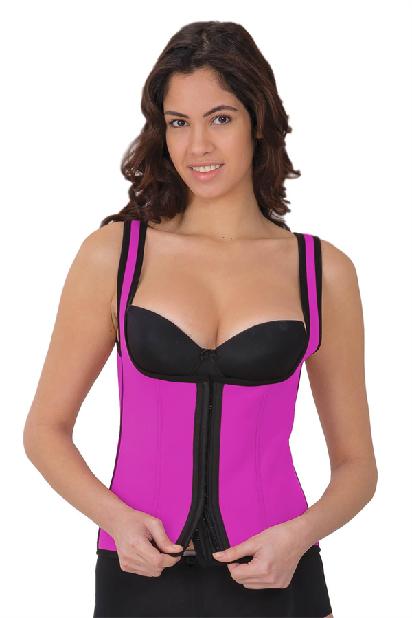 Arias Closet Mürdüm MI 9173 Terletici Agraflı Göğsü Açık Atlet Korse