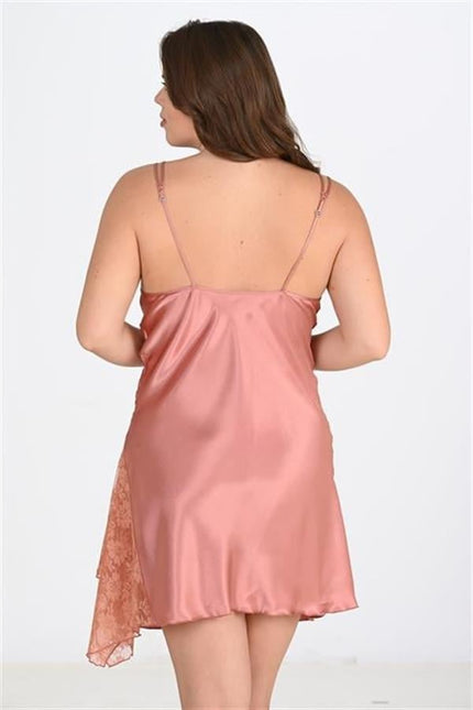 Arias Dolap Büyük Beden Bakır Gecelik 2109