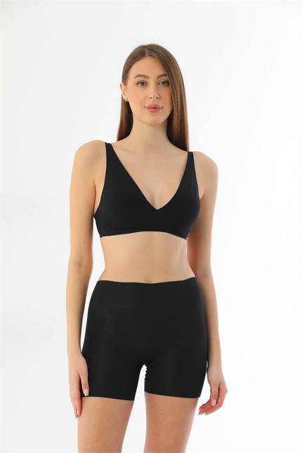 Arias Dolap Siyah MI 2703 Lazer Kesim İz Yapmaz Hayalet Boxer