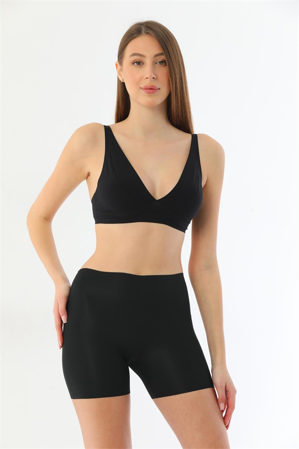 Arias Dolap Siyah MI 2703 Lazer Kesim İz Yapmaz Hayalet Boxer