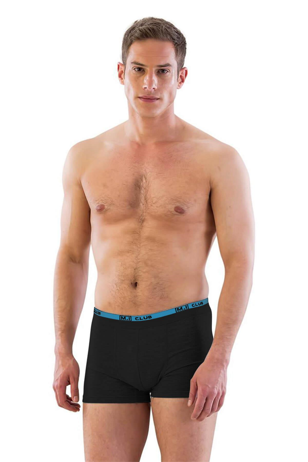 Arias Closet Siyah MI Emay 6950 Erkek Boxer