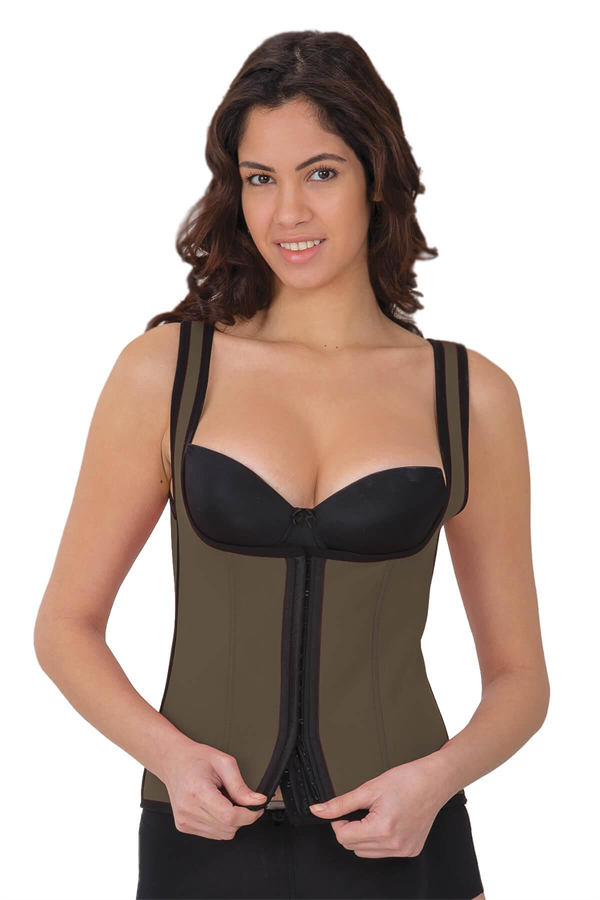 TEN MI 9173 Agraflı Göğsü Açık Atlet Korse