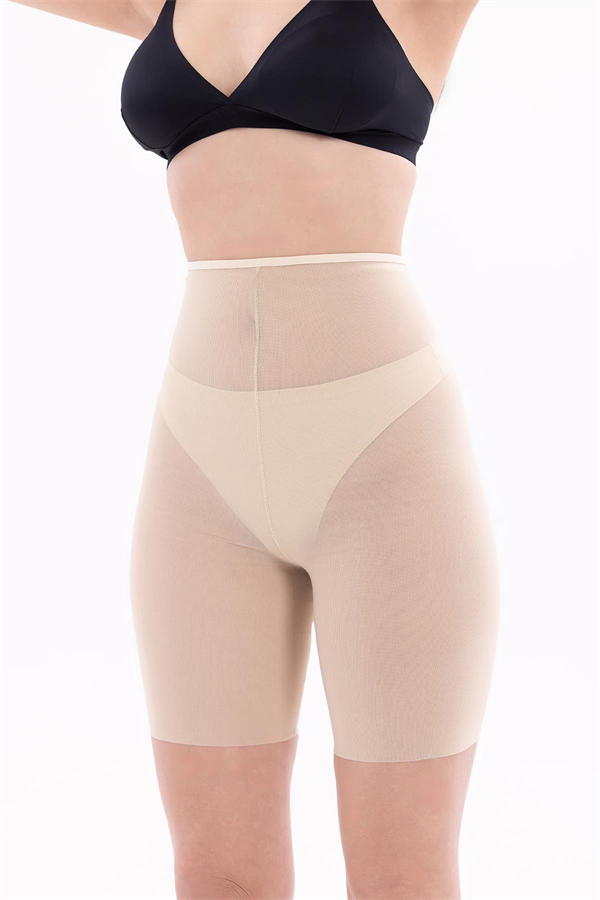 Arias Dolap Ten MI EMAY 2705 Lazer Tül Toparlayıcı Paçalı Boxer Hayalet Korse