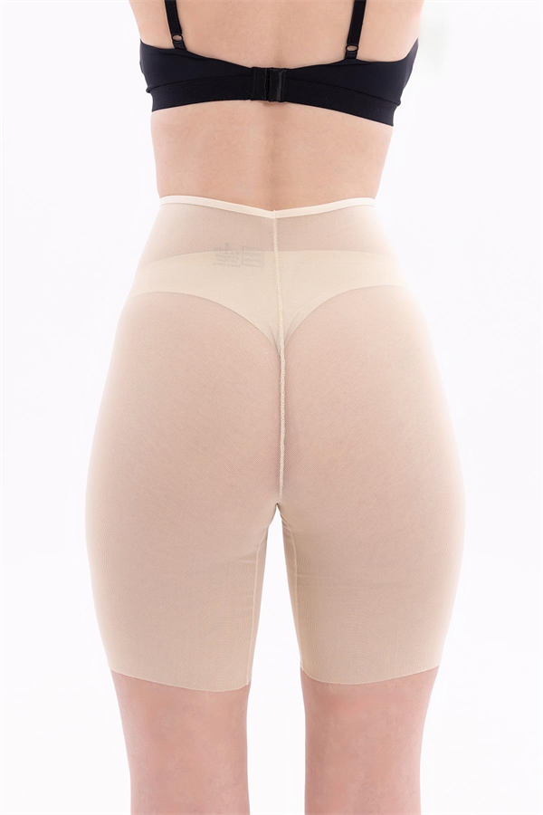 Arias Dolap Ten MI EMAY 2705 Lazer Tül Toparlayıcı Paçalı Boxer Hayalet Korse