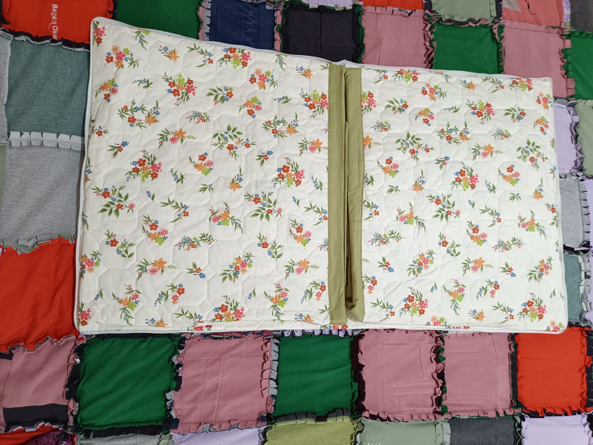 Çift Kişilik İnce Yorgan-Sürpriz Yastık