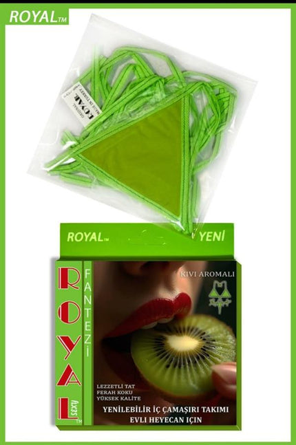 Arias Dolap Fantezi Tüketilebilen Yenilebilir Kivi Aromalı İç Çamaşır Takımı