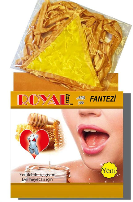 Arias Dolap Fantezi Tüketilebilen Yenilebilir Bal Aromalı İç Çamaşır Takımı