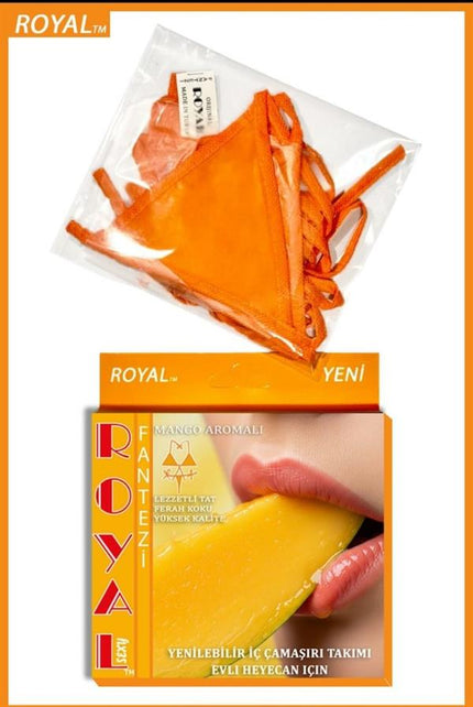 Arias Dolap Fantezi Tüketilebilen Yenilebilir Mango Aromalı İç Çamaşır Takımı