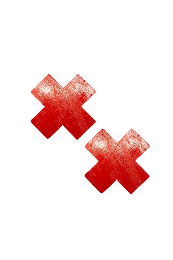 Arias Klozet Kırmızı Yapışkan Bantlı Fantezi Göğüs Ucu Kapatıcı