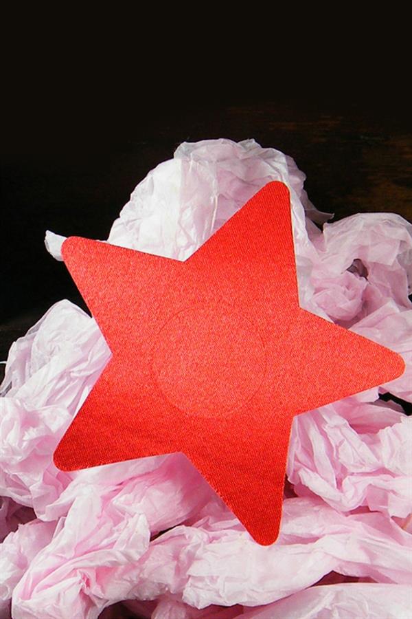 Arias Dolap Kırmızı Yıldız Şeklinde Fantezi Göğüs Ucu Kapatıcı