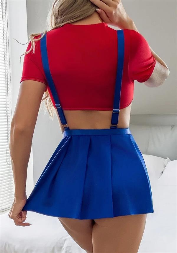 Arias Dolap Mavi Kırmızı Fantezi Etekli Takım