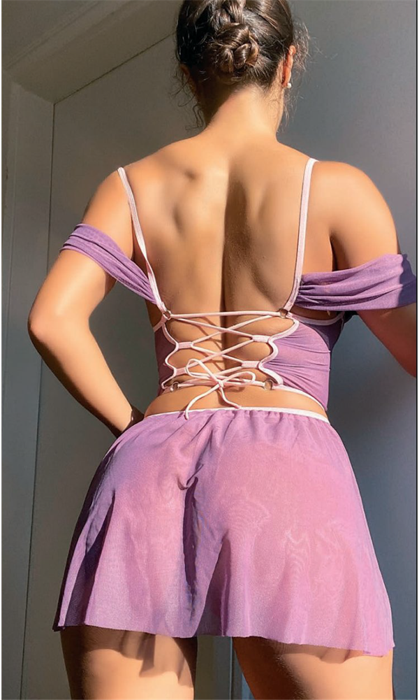 Arias Dolap Mor Fantezi Kleopatra Kostümü