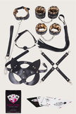 Arias Closet Sexy Görselli Oyun Kartı Kama Sutra 7'li Leopar Harness Set