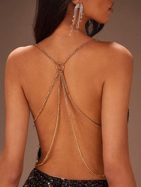 Arias Closet Sırt Zincir Dekolteli Seksi Mini Kadın Elbise