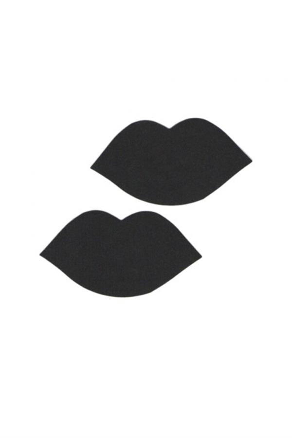 Arias Closet Siyah Dudak Şeklinde Fantezi Göğüs Ucu Kapatıcı
