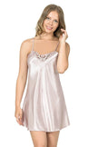 Arias Dolap Pudra Kısa Saten Gecelik